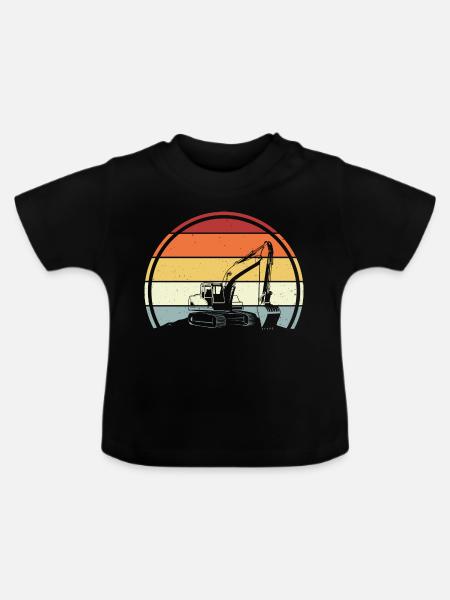 Bagger - Baby Bio-T-Shirt mit Rundhals - Schwarz