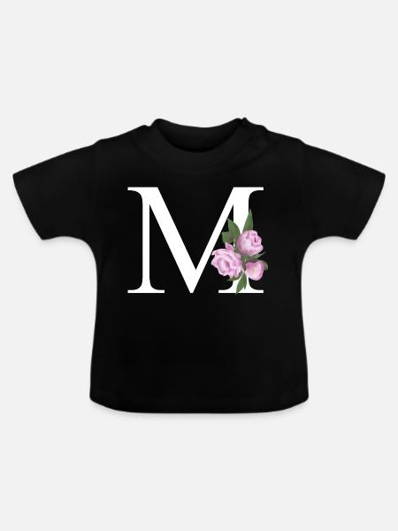 M - Baby Bio-T-Shirt mit Rundhals - Schwarz