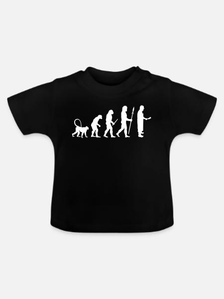 Entwicklung eines Metzgers - Baby Bio-T-Shirt mit Rundhals - Schwarz