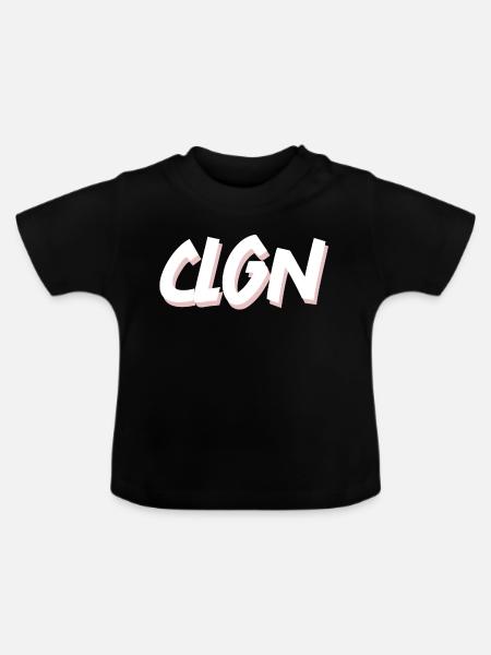 Köln - CLGN - Baby Bio-T-Shirt mit Rundhals - Schwarz