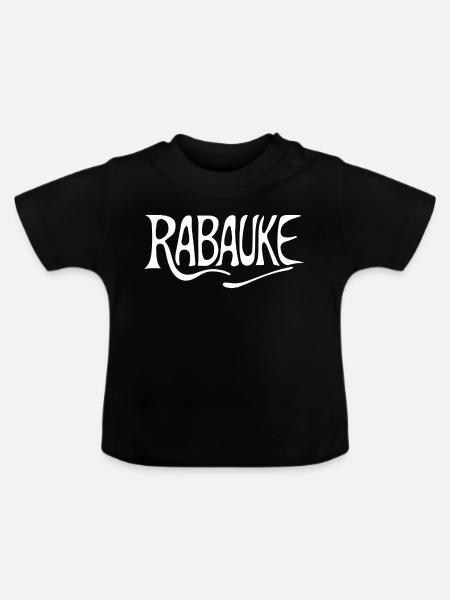 Rabauke - Baby Bio-T-Shirt mit Rundhals - Schwarz