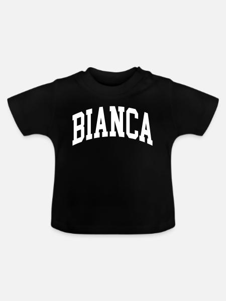 Bianca - Baby Bio-T-Shirt mit Rundhals - Schwarz