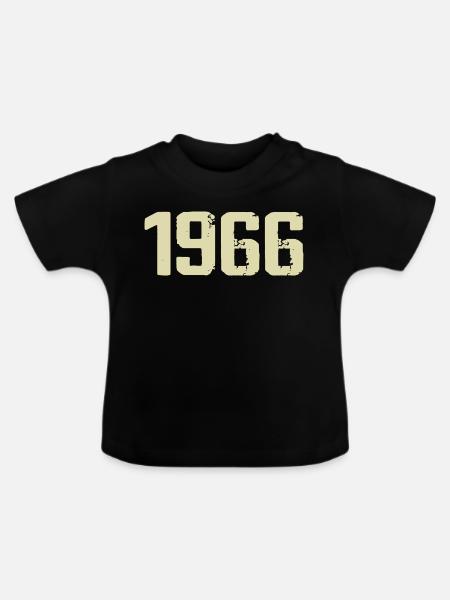 Jubiläum 1966 - Baby Bio-T-Shirt mit Rundhals - Schwarz