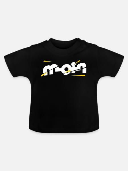 Moin - Baby Bio-T-Shirt mit Rundhals - Schwarz