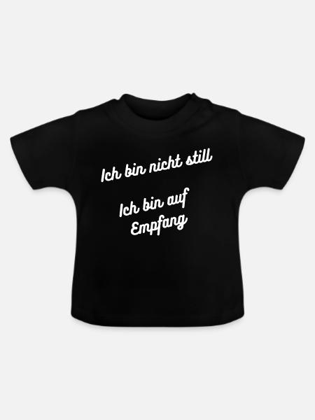 Heimatliebe Nord - Baby Bio-T-Shirt mit Rundhals - Schwarz