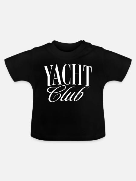 Yacht Club - Baby Bio-T-Shirt mit Rundhals - Schwarz