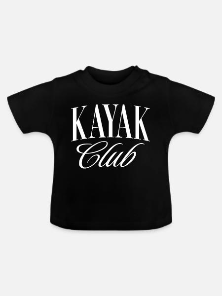 Kayak Club - Baby Bio-T-Shirt mit Rundhals - Schwarz