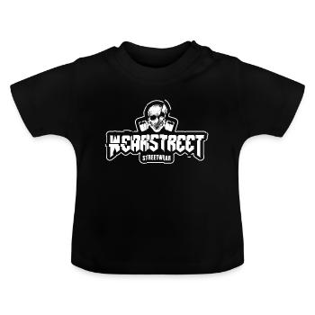 Anti Label - Baby Organic T-Shirt with Round Neck - black - Front