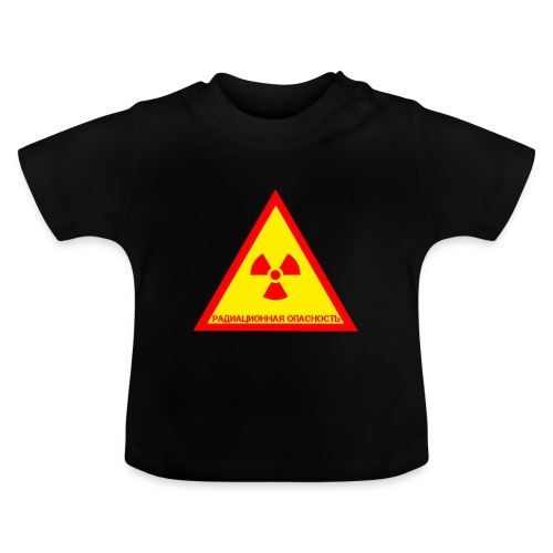 Achtung Radioaktiv Russisch - Baby Bio-T-Shirt mit Rundhals