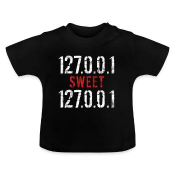 Home Sweet Home - Humour de bureau informatique nerd - T-shirt bio col rond Bébé - noir - Devant
