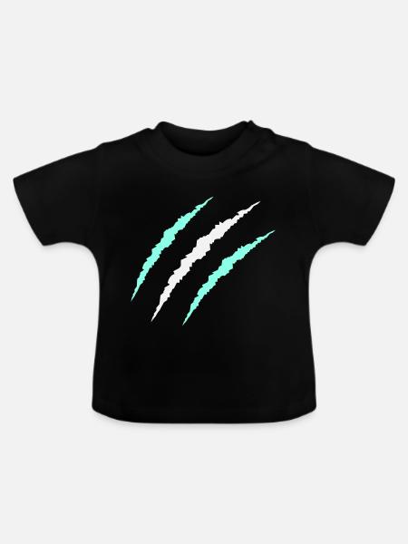 Scars Argentina - Baby Bio-T-Shirt mit Rundhals - Schwarz