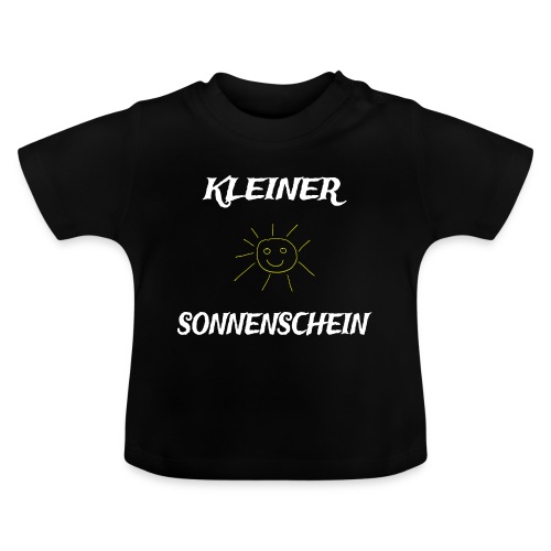 Kleiner Sonnenschein - Baby Bio-T-Shirt mit Rundhals