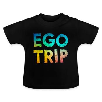 Egotrip - T-shirt bio col rond Bébé - noir - Devant