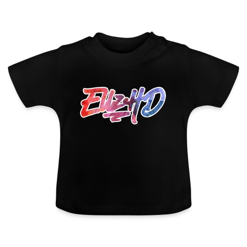 Tropical EllzHD Logo - Baby Organic T-Shirt with Round Neck