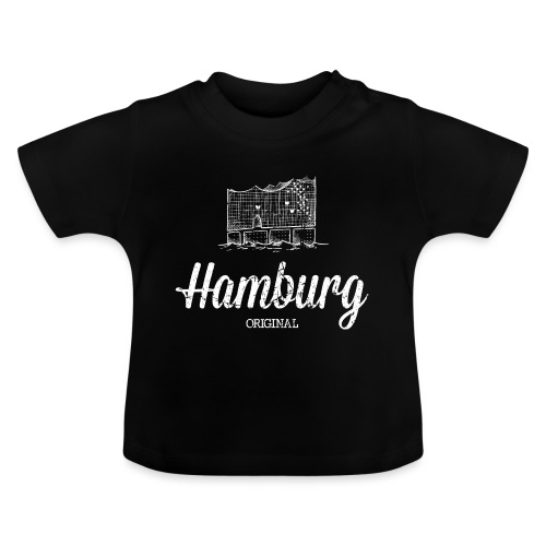 Hamburg Original Elbphilharmonie - Baby Bio-T-Shirt mit Rundhals