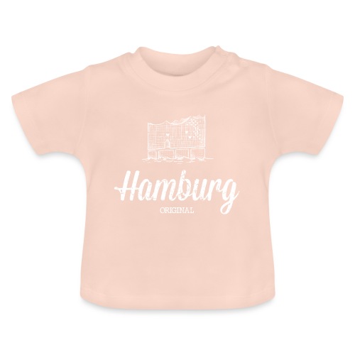 Hamburg Original Elbphilharmonie - Baby Bio-T-Shirt mit Rundhals