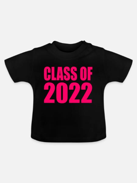Class of 2022 - Baby Bio-T-Shirt mit Rundhals - Schwarz