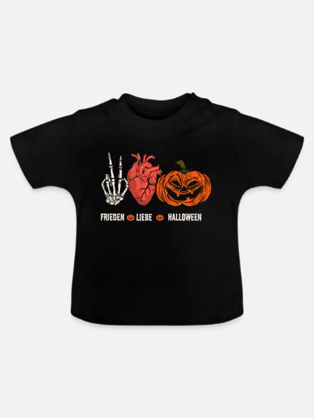 Halloween Spruch Kostüm - Baby Bio-T-Shirt mit Rundhals - Schwarz
