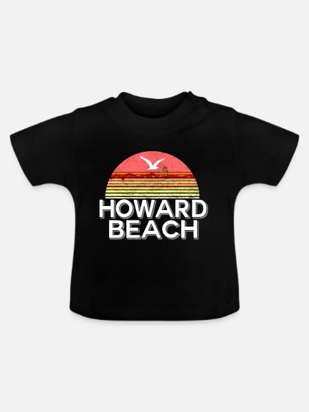 Howard Beach - Baby Bio-T-Shirt mit Rundhals - Schwarz