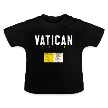 Vatican - T-shirt bio col rond Bébé - noir - Devant