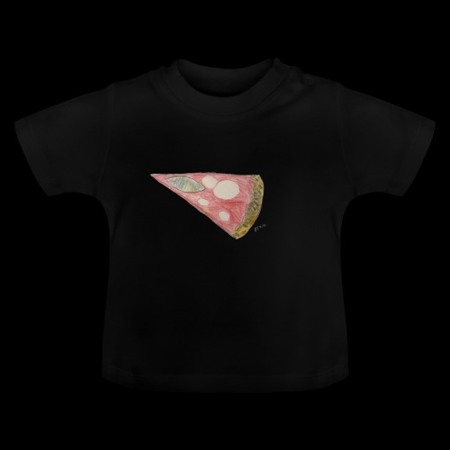 BY TAiTO Pizza Slice - Vauvan luomu-t-paita, jossa pyöreä pääntie