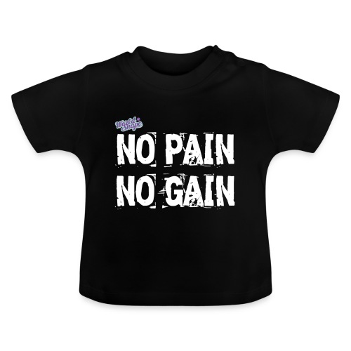 No Pain - No Gain - Ekologisk T-shirt med rund hals baby