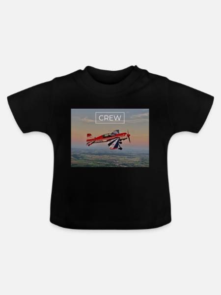 YAK54 SUNSET - Baby Bio-T-Shirt mit Rundhals - Schwarz