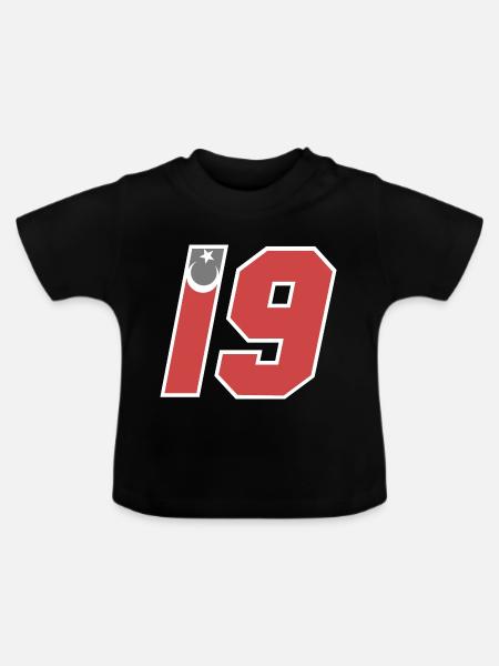 Çorum - Baby Bio-T-Shirt mit Rundhals - Schwarz