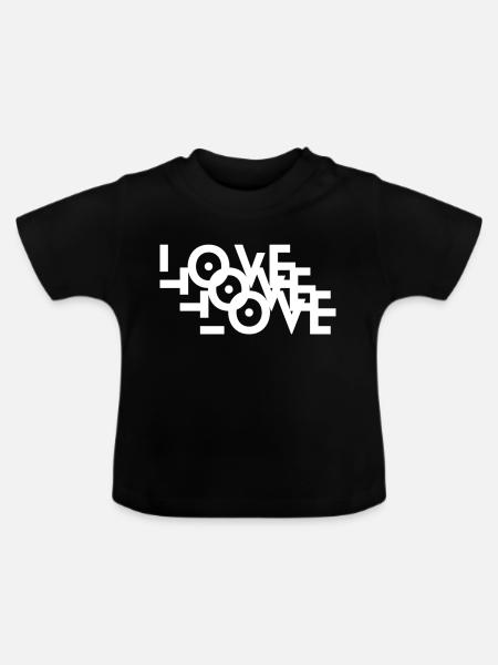 SUMMER - Baby Bio-T-Shirt mit Rundhals - Schwarz
