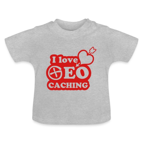 I love Geocaching - 1color - 2011 - Baby Bio-T-Shirt mit Rundhals