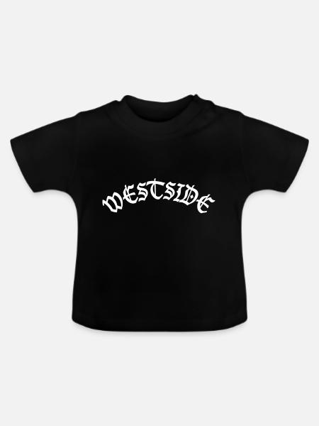 WESTSIDE - Baby Bio-T-Shirt mit Rundhals - Schwarz