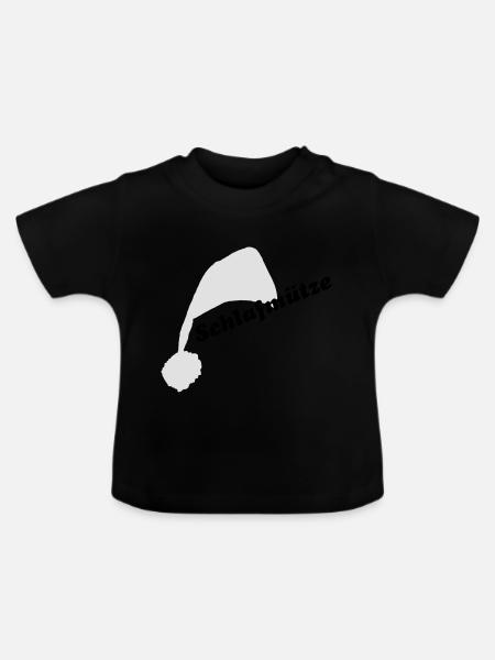 Schlafmütze -1- - Baby Bio-T-Shirt mit Rundhals - Schwarz