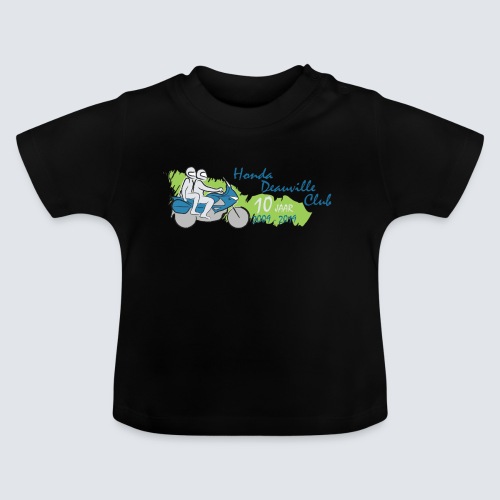 HDC jubileum logo - Baby biologisch T-shirt met ronde hals