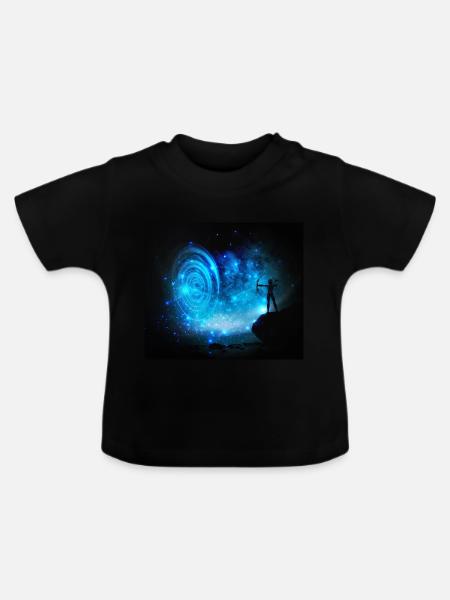 Schütze - Baby Bio-T-Shirt mit Rundhals - Schwarz
