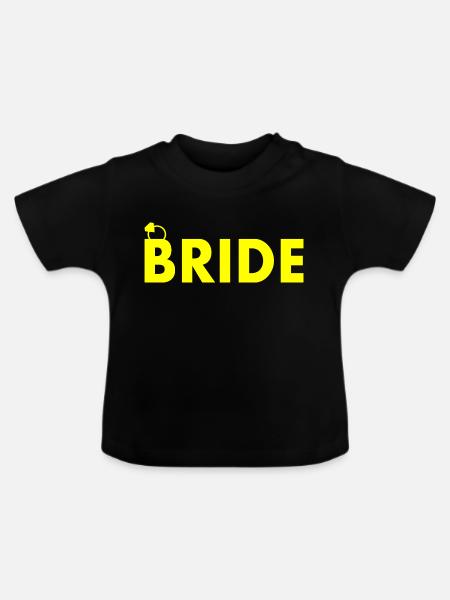 Bride - Baby Bio-T-Shirt mit Rundhals - Schwarz