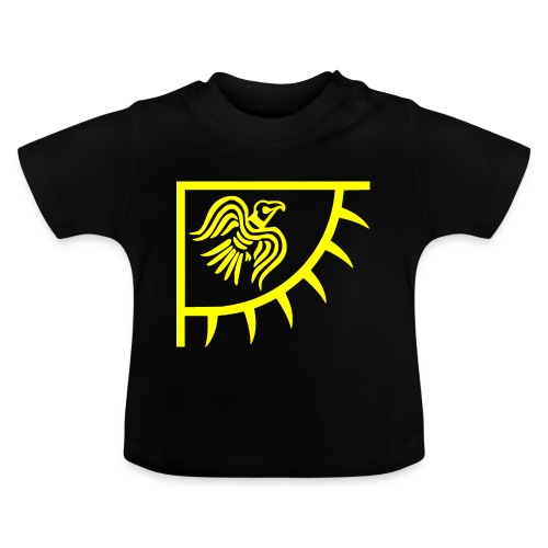 raven png - Ekologisk T-shirt med rund hals baby