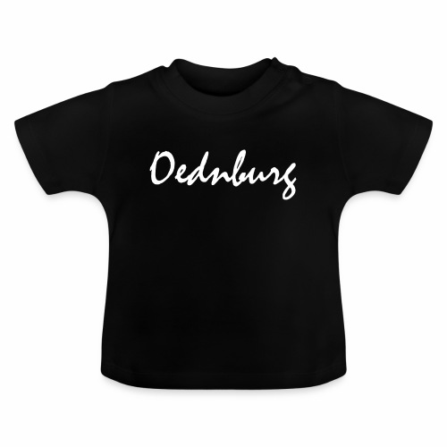 Oednburg Wit - Baby biologisch T-shirt met ronde hals