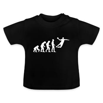 Evolution Handball - Baby Bio-T-Shirt mit Rundhals - Schwarz - Vorne