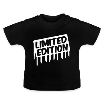 Limited Edition - Baby Organic T-Shirt with Round Neck - black - Front