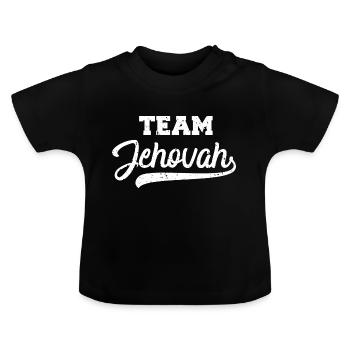 Équipe Jéhovah cadeau cool pour les Témoins de Jéhovah - T-shirt bio col rond Bébé - noir - Devant