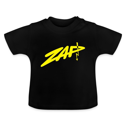 zap_logo_gelb - Baby Bio-T-Shirt mit Rundhals