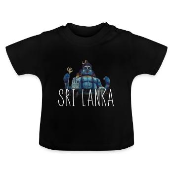 Sri Lanka Buddha Vacation Temple Amérique centrale Om - T-shirt bio col rond Bébé - noir - Devant