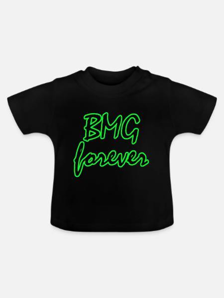 BMG forever - Baby Bio-T-Shirt mit Rundhals - Schwarz
