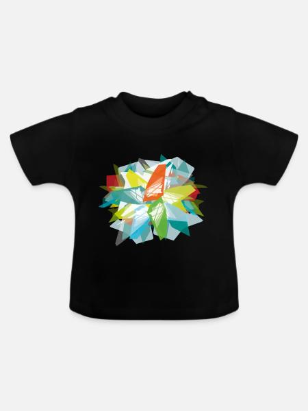WindsurfSail - Baby Bio-T-Shirt mit Rundhals - Schwarz