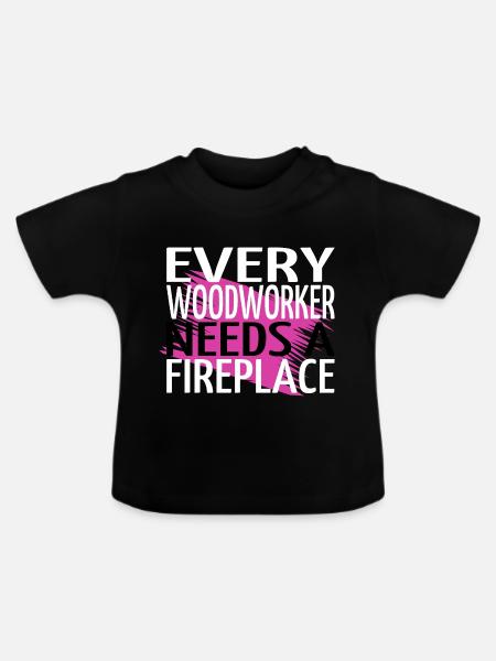 plumber john carpenter - Baby Bio-T-Shirt mit Rundhals - Schwarz