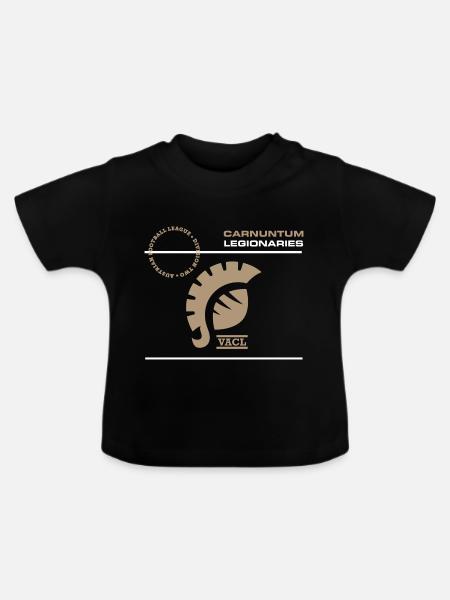 Season 2022 Division II - Baby Bio-T-Shirt mit Rundhals - Schwarz