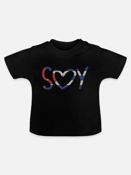 SOJA KUBA - Baby Bio-T-Shirt mit Rundhals - Schwarz