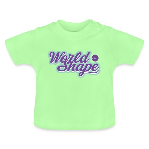 World of Shape logo - Ekologisk T-shirt med rund hals baby