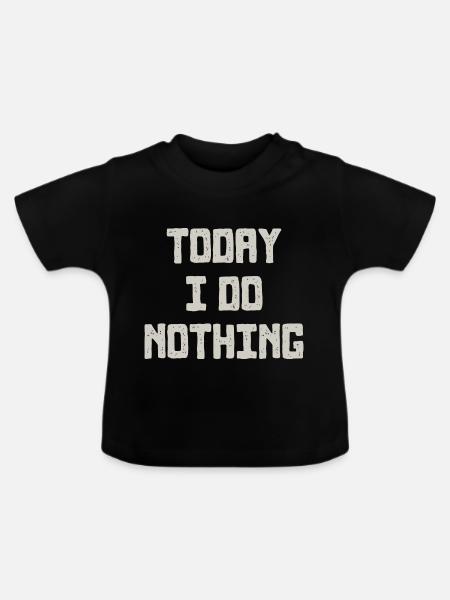 TODAY - Baby Bio-T-Shirt mit Rundhals - Schwarz