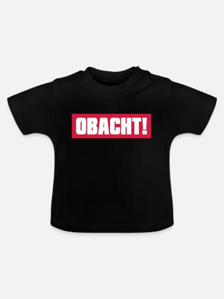Untitled1 - Baby Bio-T-Shirt mit Rundhals - Schwarz